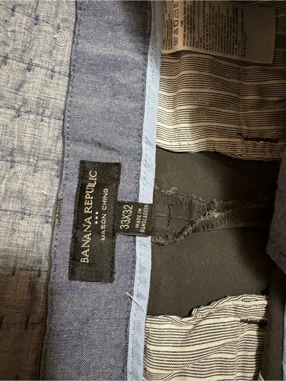 Banana Republic Men's Straight Chinos - Charcoal